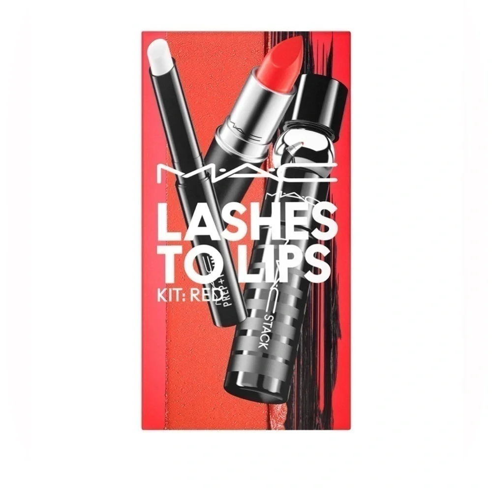 MAC Superstar Lashes To Lips Kit-Red - Picture 2 of 5